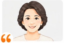 笑顔の女性のイラスト