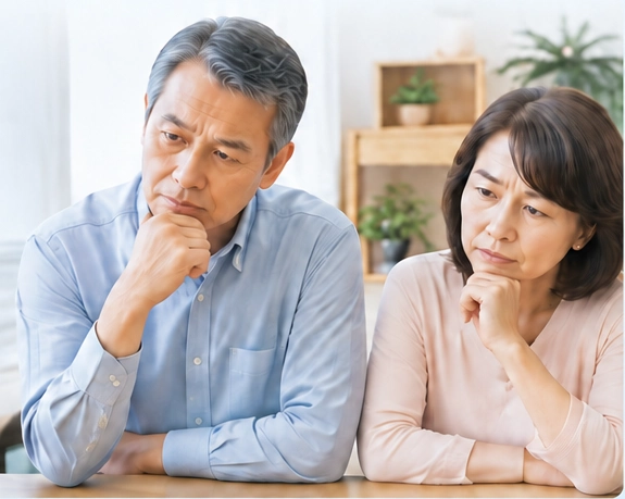 不動産売却について悩むご夫婦